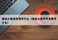 微信小程序开发学什么（微信小程序开发要学什么）
