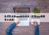 自己怎么做app软件开发（开发app需要多少资金）