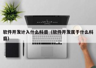 软件开发计入什么科目（软件开发属于什么科目）